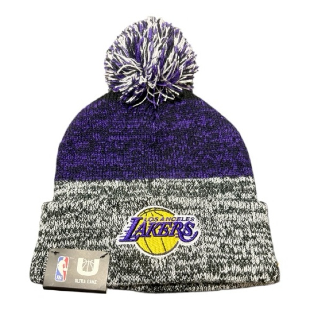 NBA LOS ANGELES LAKERS Knit Pom Beanie Hat